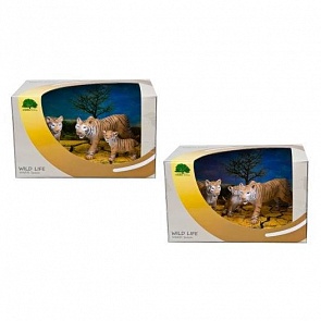 Набор фигурок «Семейство тигров» (Wildlife season, WS1404A/B)